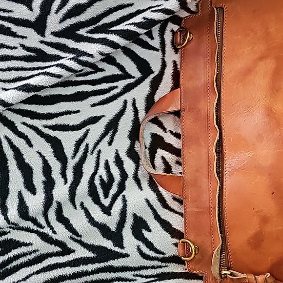 Old Trend Modern Vintage cognac leather bag NWOT - Picture 6 of 7